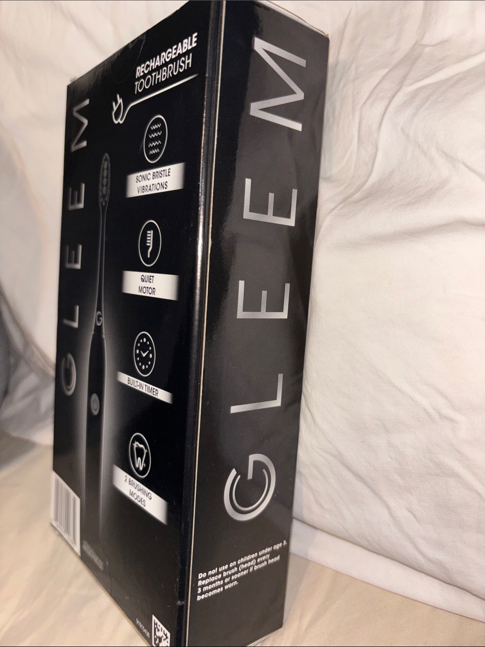 Gleem Black Rechargeable Sonic Toothbrush - Picture 5 of 6